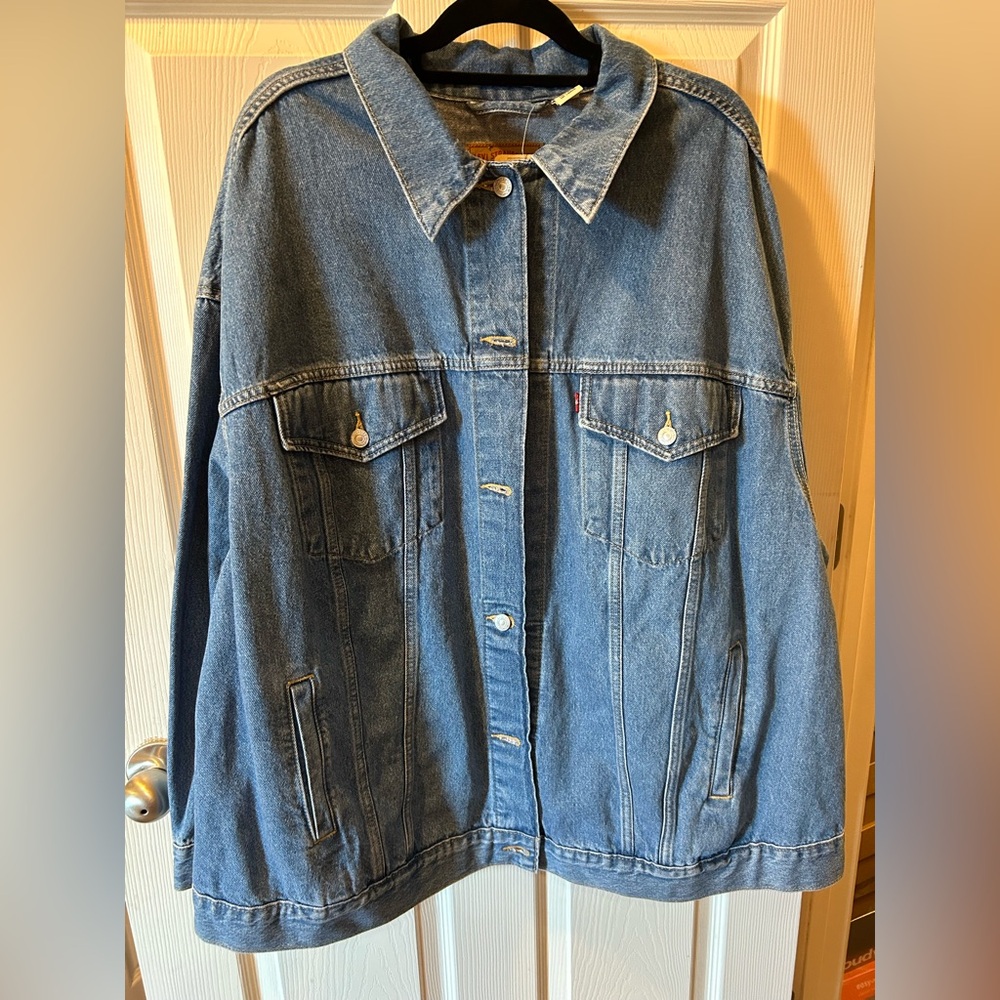 Levi's 3X Baggy Trucker Blue Jean Jacket NWT